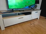 TV meubel wit / betonlook, Ophalen, Gebruikt, 25 tot 50 cm, Minder dan 100 cm