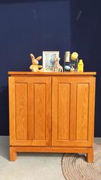 Handgemaakte massief eiken commode, Deense stijl, kast, Ophalen, Gebruikt, 50 tot 70 cm, Vintage