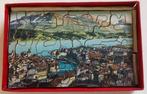 Antiek puzzel Luzern Zwitserland zag zaw raphael tuck&sons B, Antiek en Kunst, Ophalen of Verzenden