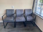 Eettaffelstoelen, Huis en Inrichting, Stoelen, Ophalen of Verzenden, Zo goed als nieuw, Grijs, Drie