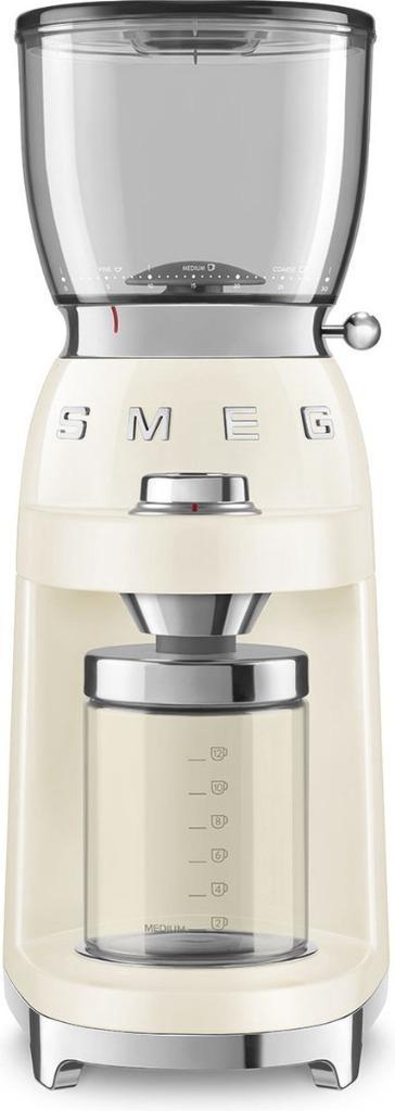 Smeg CGF11CREU Koffiemolen Crème – Zo goed als nieuw, Witgoed en Apparatuur, Koffiezetapparaten, Zo goed als nieuw, Koffiebonen