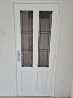 Binnendeur Glas in lood wit, Ophalen, 80 tot 100 cm, Binnendeur, Minder dan 200 cm