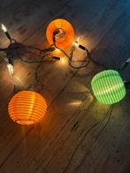 Lichtsnoer met 10 gekleurde lampionnen, Huis en Inrichting, Ophalen of Verzenden, Nieuw, Overige materialen, Minder dan 50 cm