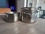 Sola pannen set, Ophalen, Zo goed als nieuw, Rvs, Pannenset