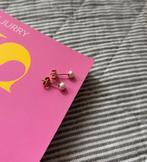 Anna + Nina parel steker, 14k goldplated oorbellen, 2 stuks, Sieraden, Tassen en Uiterlijk, Nieuw, Ophalen of Verzenden, Knopjes of Stekers