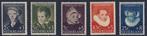 Nederland, Postfris Kinderzegels 1956 NVPH 683/687, Postzegels en Munten, Postzegels | Nederland, Na 1940, Verzenden, Postfris