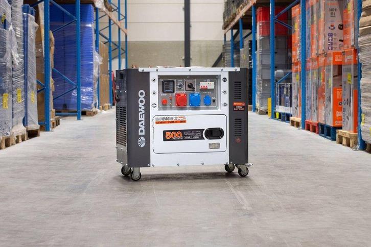 Nieuw in doos Daewoo Energiecentrale altijd en overal stroom, Doe-het-zelf en Verbouw, Aggregaten, Nieuw, Dieselolie, 5 tot 10 kVA