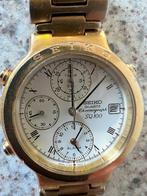 Seiko SQ100 Chronograph, Sieraden, Tassen en Uiterlijk, Horloges | Heren, Gebruikt, Staal, Polshorloge, Ophalen of Verzenden
