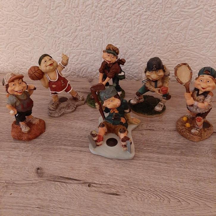 laven efteling amerikaanse sportlaafjes set van 6 st., Verzamelen, Efteling, Zo goed als nieuw, Beeldje of Poppetje, Ophalen of Verzenden