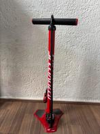 Specialized vloerpomp rood wit metaal frans ventiel, Ophalen, Drukmeter, Gebruikt
