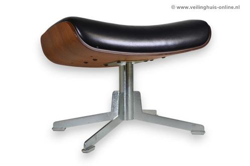 Conform Hocker, Huis en Inrichting, Fauteuils, Gebruikt, Hout, Leer, Metaal, Minder dan 50 cm, Minder dan 75 cm, Ophalen