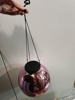 Roze Glazen Kerstbal - 20cm - Waterdicht - Batterij, Ophalen, Nieuw, Minder dan 50 cm