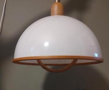 Grote vintage 70s mushroom plafondlamp  beschikbaar voor biedingen