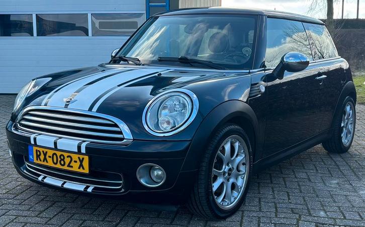 Mini 1.6 Cooper 2007 Zwart, Auto's, Mini, Particulier, Cooper, ABS, Airbags, Airconditioning, Cruise Control, Elektrische buitenspiegels