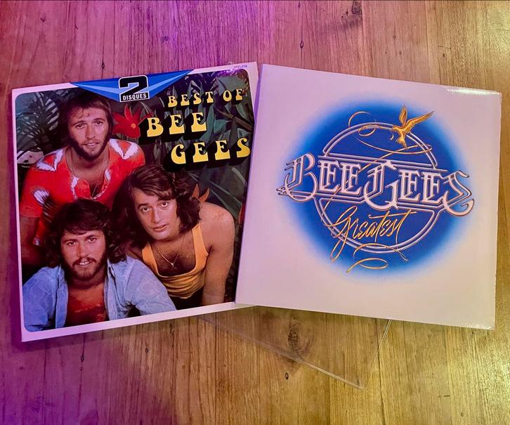 2 LP's Bee Gees - Greatest & Best Of Bee Gees, Cd's en Dvd's, Vinyl | Pop, Zo goed als nieuw, 1960 tot 1980, 12 inch, Ophalen of Verzenden