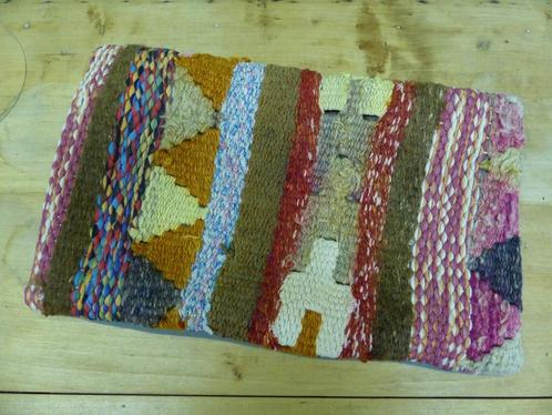 Kleurrijk vintage Marokkaans kussensloop *Couleur Brocante*, Huis en Inrichting, Woonaccessoires | Kussens, Zo goed als nieuw