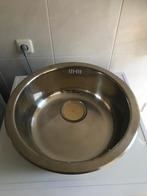 Te koop nieuwe ronde aanrechtbak van rvs., Doe-het-zelf en Verbouw, Metalen, Ophalen of Verzenden, Nieuw, Overige metalen