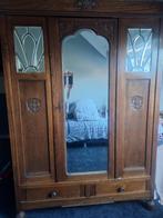 Antieke kledingkast, Huis en Inrichting, Kasten | Kledingkasten, Gebruikt, 100 tot 150 cm, 200 cm of meer, Met hangruimte