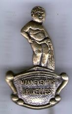 Manneke PIS Bruxelles zilverkleurig speldje ( U_084 ), Verzamelen, Speldjes, Pins en Buttons, Verzenden, Zo goed als nieuw, Merk