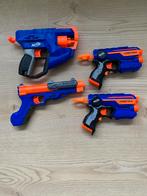 Nerf guns/pistolen 4 stuks, Ophalen of Verzenden, Zo goed als nieuw