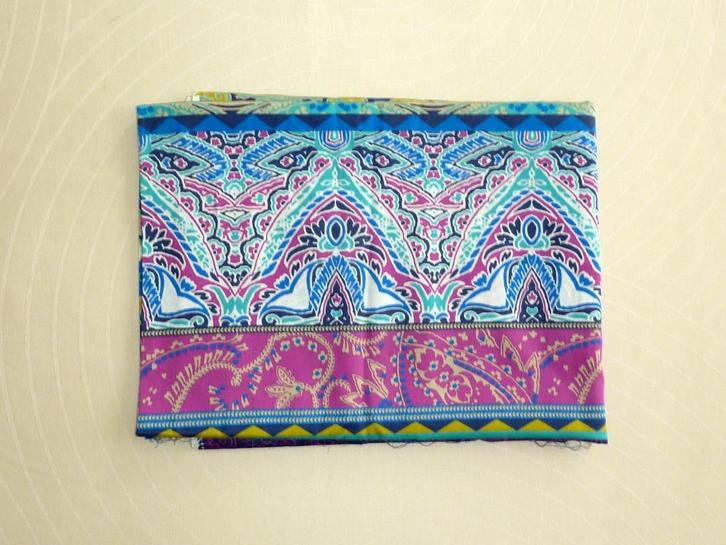 Bonte stof / 2,2 meter, Hobby en Vrije tijd, Stoffen en Lappen, Nieuw, Overige materialen, 120 cm of meer, 200 cm of meer, Blauw