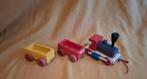 houten trein, Kinderen en Baby's, Speelgoed | Houten speelgoed, Ophalen of Verzenden, Gebruikt, Duw- of Trekspeelgoed