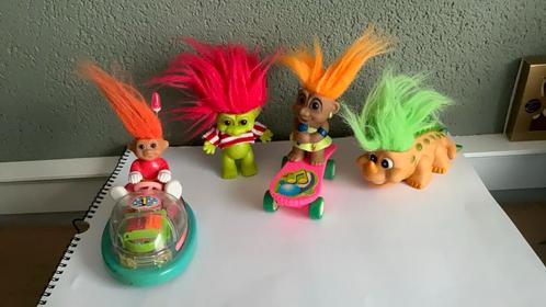 Troll Vintage trol popjes China trollen met dino, Verzamelen, Poppetjes en Figuurtjes, Gebruikt, Ophalen of Verzenden