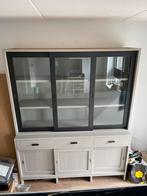 Buffetkast acacia hout massief, Huis en Inrichting, Kasten | Buffetkasten, Ophalen, Zo goed als nieuw, 25 tot 50 cm, 150 tot 200 cm
