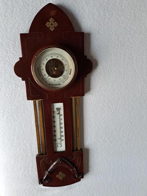 Barometer en thermometer, Audio, Tv en Foto, Weerstations en Barometers, Gebruikt, Barometer, Ophalen of Verzenden