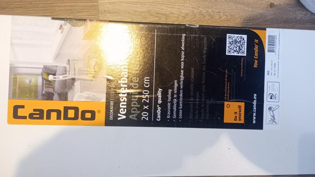 CanDo Vensterbank 20x250 cm - Nieuw in verpakking, Ophalen of Verzenden, Nieuw, Overige typen