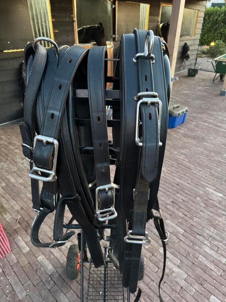 Van Der Wiel enkel span tuig paard, Dieren en Toebehoren, Paarden en Pony's | Hoofdstellen en Tuigage, Zo goed als nieuw, Overige soorten