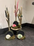 Droogbloemen stuk met mos, Huis en Inrichting, Woonaccessoires | Droogbloemen, Nieuw, Ophalen