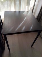Kleine Zwarte Eettafel, Huis en Inrichting, Tafels | Eettafels, Ophalen, 50 tot 100 cm, 50 tot 100 cm, Zo goed als nieuw