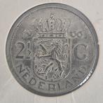 Nederland 1966 -  2,5 Gulden - Juliana, Koningin Juliana, Zilver, Ophalen of Verzenden, Losse munt