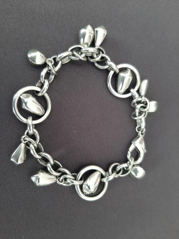 Storm Armband met Bedels - Zilverkleurig beschikbaar voor biedingen