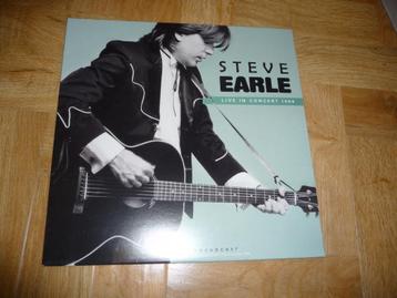 Steve Earle - Zeldzame LP - Live in Concert 1988