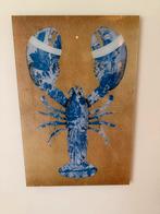 Glazen Schilderij Kreeft, Ophalen of Verzenden, Zo goed als nieuw, Schilderij, Minder dan 50 cm