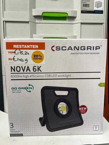 SCANGRIP NOVA 6K LED Werklamp - Nieuw! beschikbaar voor biedingen