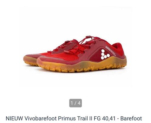 Nieuw Vivobarefoot Primus trail II FG maat 42, Kleding | Dames, Schoenen, Nieuw, Sneakers of Gympen, Rood, Ophalen of Verzenden
