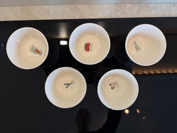 5x Blond Amsterdam City Bowl ø14cm (div. steden), Huis en Inrichting, Keuken | Servies, Zo goed als nieuw, Kom(men), Blond Amsterdam