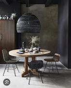 zwart riet rotan hanglamp, Huis en Inrichting, Ophalen, Gebruikt, Minder dan 50 cm
