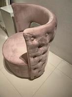 Roze Fauteuil velvet zo goed al nieuw, Ophalen, Zo goed als nieuw, Overige kleuren, Eén