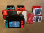 Nintendo Switch incl. 8 games en accessoires te koop, Spelcomputers en Games, Spelcomputers | Nintendo Switch, Met games, Met 2 controllers