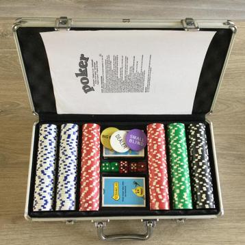 Poker spel in Aluminium Koffer beschikbaar voor biedingen