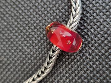Trollbeads Trollbead rode bubbles retired  beschikbaar voor biedingen
