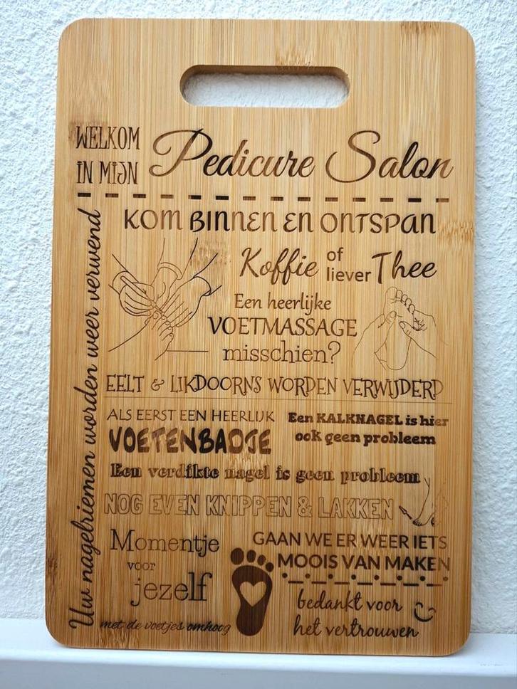 Pedicure Salon wanddecoratie 20x30 cm, Sieraden, Tassen en Uiterlijk, Uiterlijk | Gezichtsverzorging, Nieuw, Verzorging, Gehele gezicht