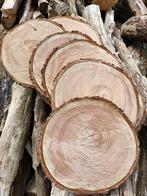 Boomstam plakken 3cm dik 10 tot 40 cm doorsnede, Tuin en Terras, Haardhout, Ophalen of Verzenden, Overige houtsoorten