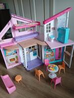 Barbiehuis, Kinderen en Baby's, Speelgoed | Poppenhuizen, Ophalen, Zo goed als nieuw, Poppenhuis