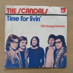 single The Scandals: Time For Livin' (Nederbeat 1973), Gebruikt, 7 inch, Single, Ophalen of Verzenden