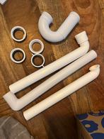 Ruimtebesparende Sifon Set - Nieuw!, Ophalen, Afvoer, Pvc, Nieuw